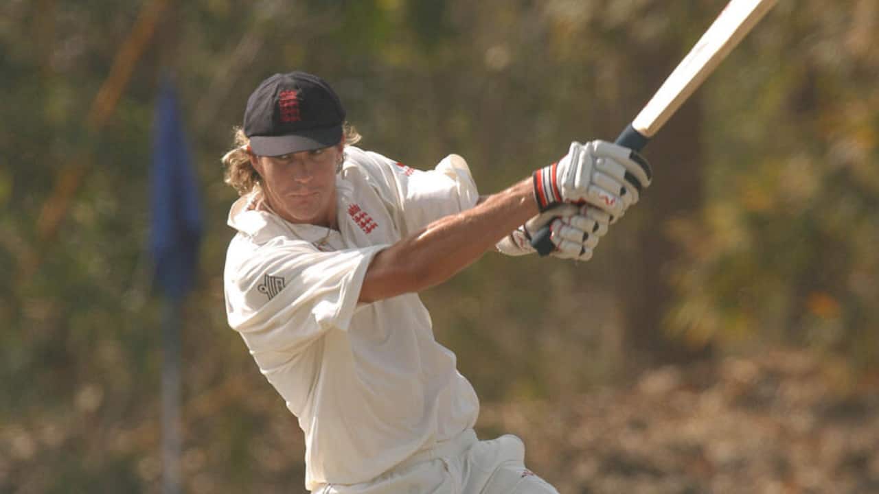 Pietersen batting for England A in the 2004 Duleep Trophy