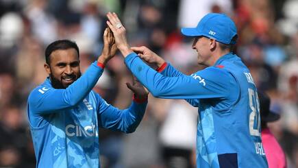 adil rashid become first english spinner to complete 200 ODI Wickets