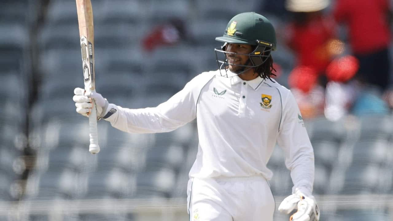 De Zorzi batting during a Test match