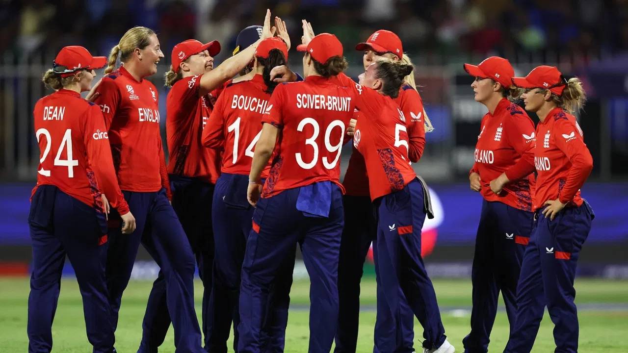 The England team during the match against Bangladesh