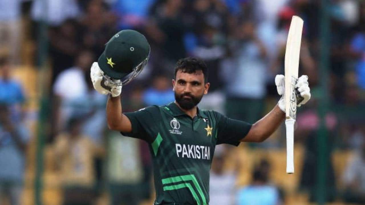 Fakhar scoring an ODI century