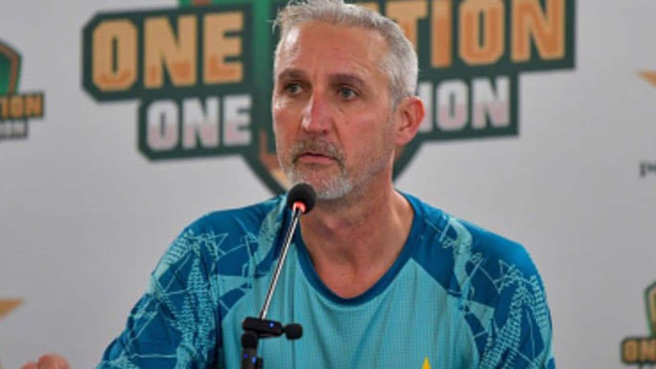 Gillespie speaking during a press-conference