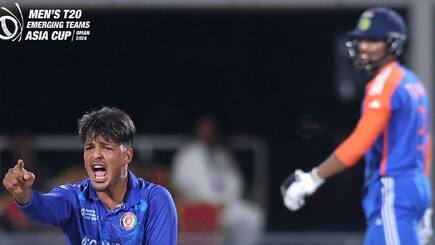 Afghanistan a beat India a and Srilanka A beat Pakistan A in Emerging Teams Asia Cup 2024 Semfinal