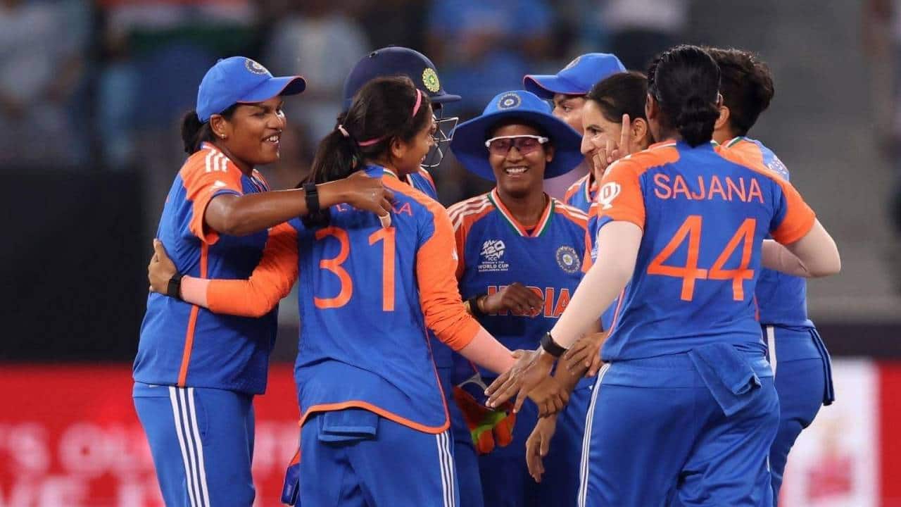 Indian Women's Cricket Team during the match against Sri Lanka