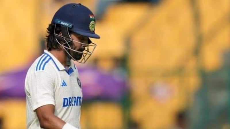 Rahul batting during a Test match Rahul batting during a Test match