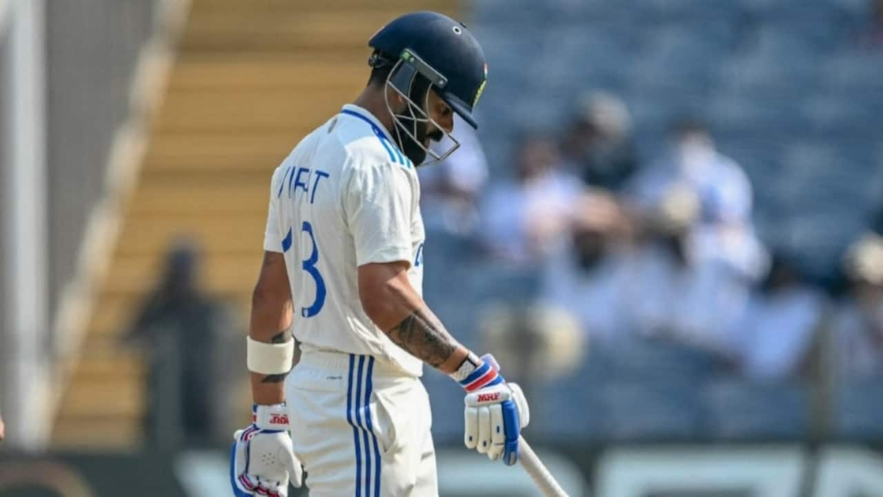 Kohli batting against New Zealand