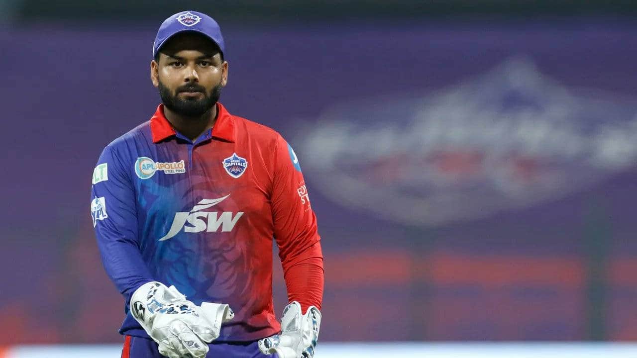 Pant playing for Delhi Capitals in IPL