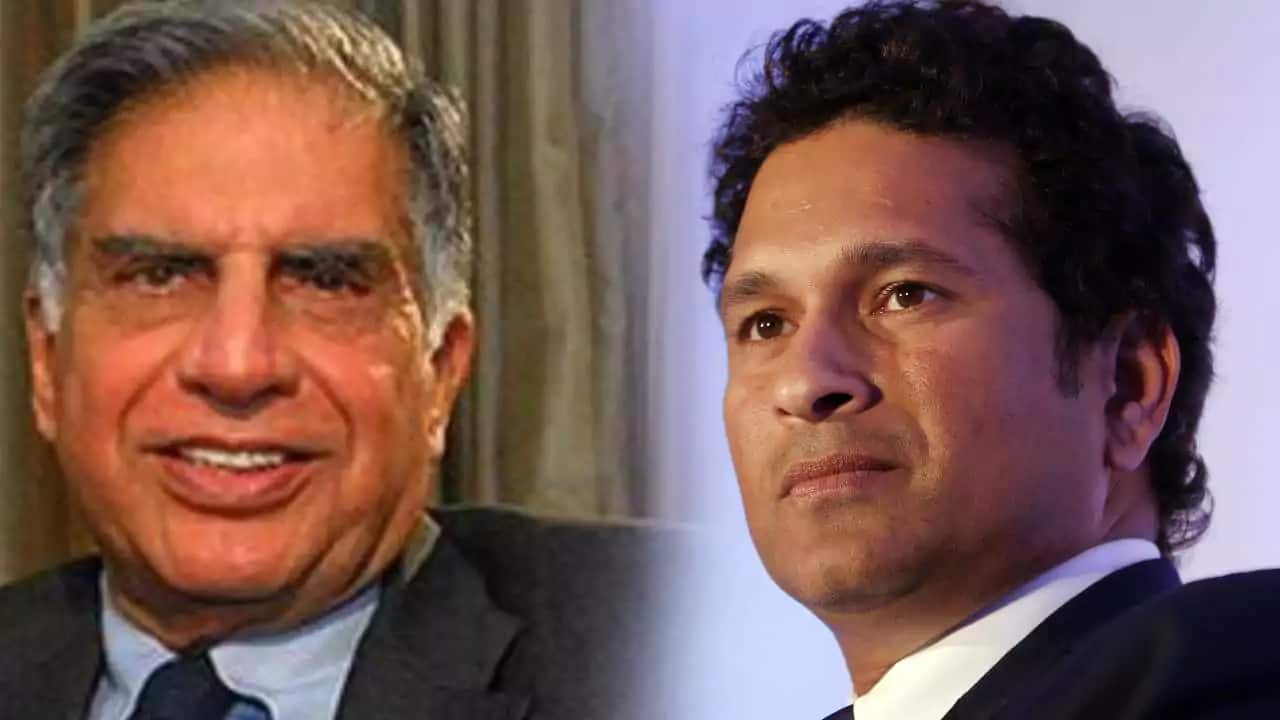 Sachin Tendulkar and Ratan Tata