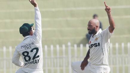 Sajid Khan becomes third player to take 10 wickets and hit four sixes in the same Test