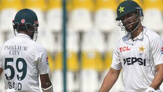 whenever a team all out on 556 in first innings of test they defeat Pakistan Australia