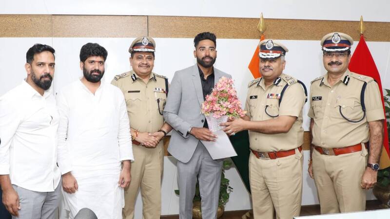 Mohammed Siraj appointed as the DSP Mohammed Siraj appointed as the DSP