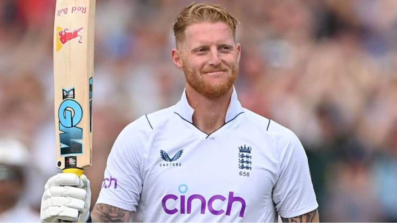 Stokes scoring a Test century