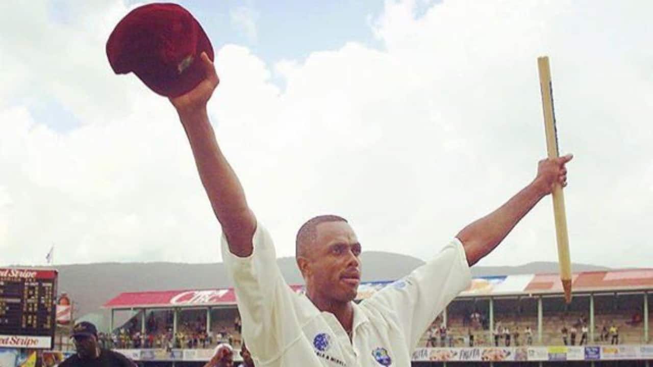 Walsh during a Test match