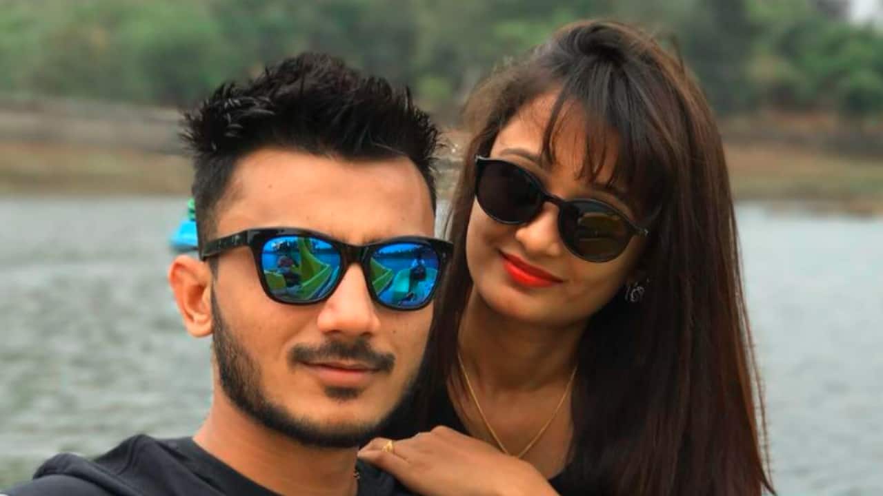 Axar Patel with Meha Patel