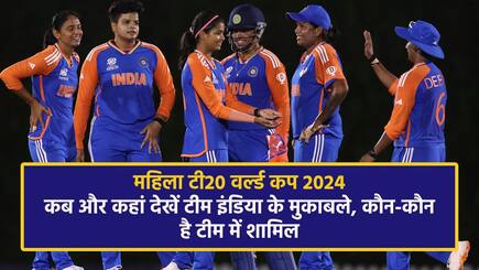 Women T20 World Cup 2024 India Full Schedule and Team When And Where To Watch Match