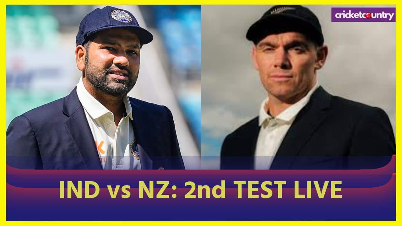 india vs new zealand 2nd test live score and update