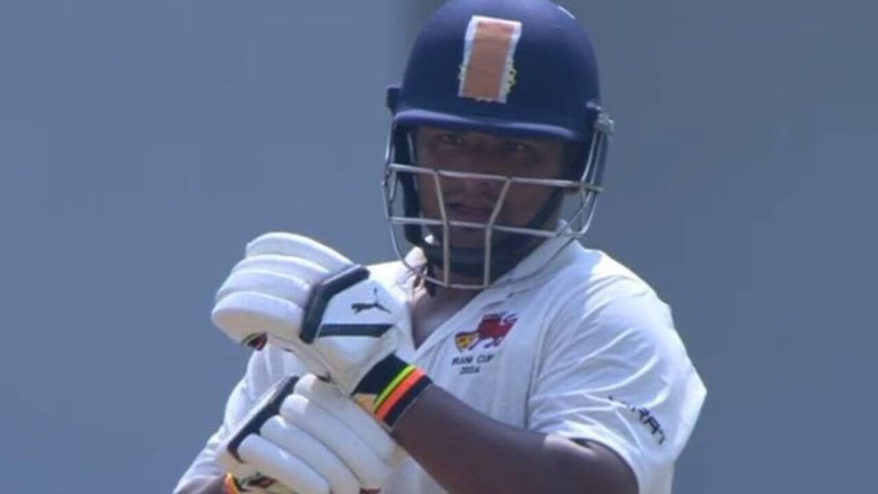 sarfaraz Khan Century