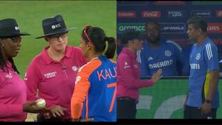 T20 world cup 2024 ind vs nz amelia kerr run out controversy harmanpreet kaur