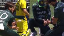 WATCH: Babar Azam runs to help Shaheen Afridi as his finger gets Injured