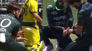 WATCH: Babar Azam runs to help Shaheen Afridi as his finger gets Injured