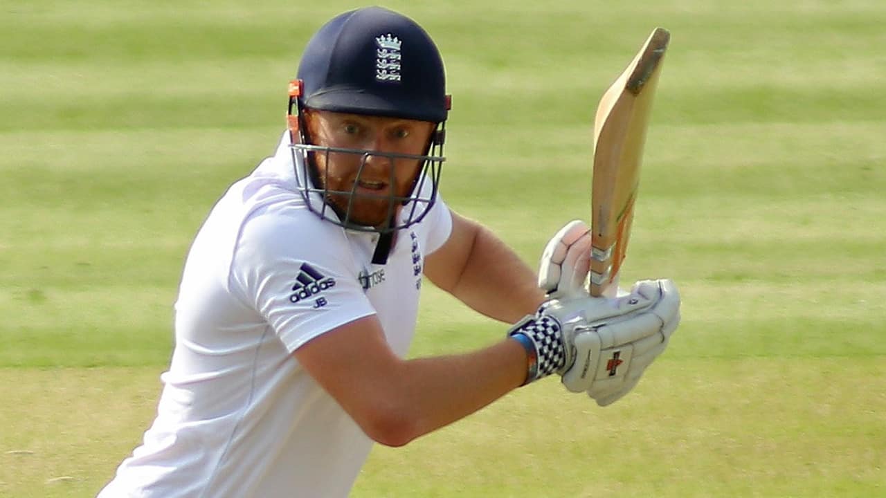 Bairstow batting during a Test match