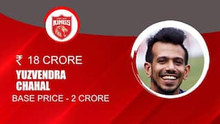 Yuzvendra chahal goes to PBKS for rs 18 crore
