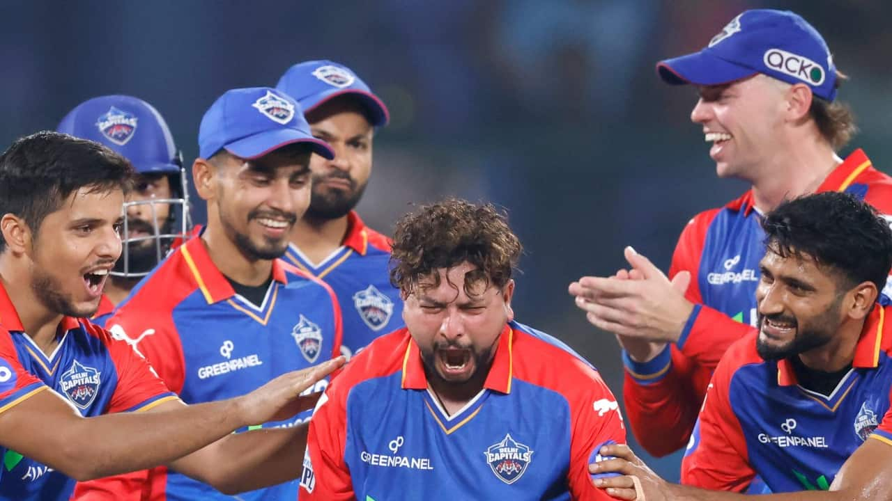 DC team during an IPL match