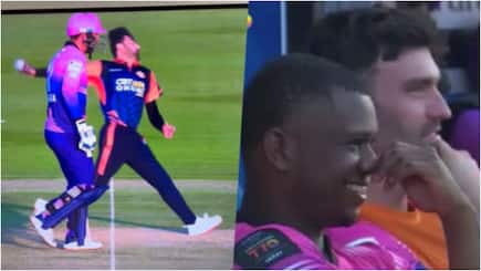 WATCH: Players laugh as UAE Bowler bowls MASSIVE no-ball in T10 League match
