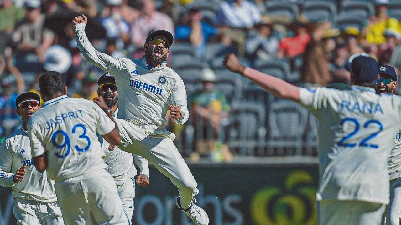 Indian team during Perth Test