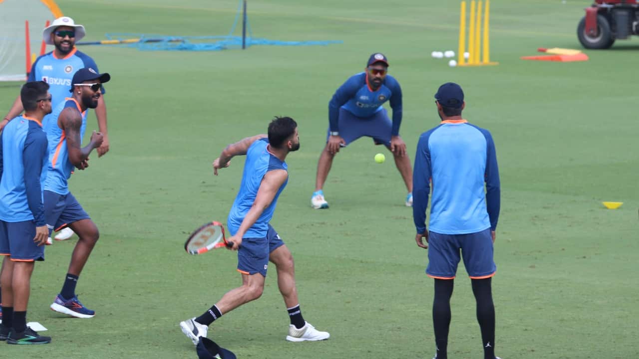Indian team during a training camp