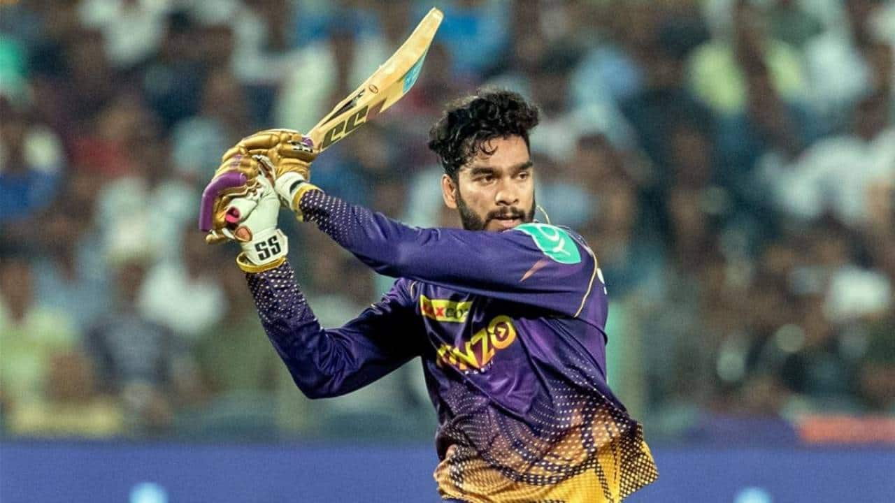 Venkatesh batting for KKR in IPL