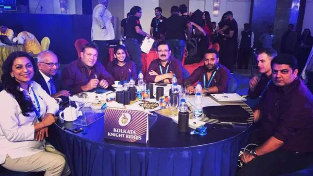 Kolkata Knight Riders auction table