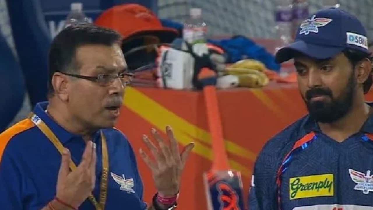 KL Rahul and Sanjiv Goenka
