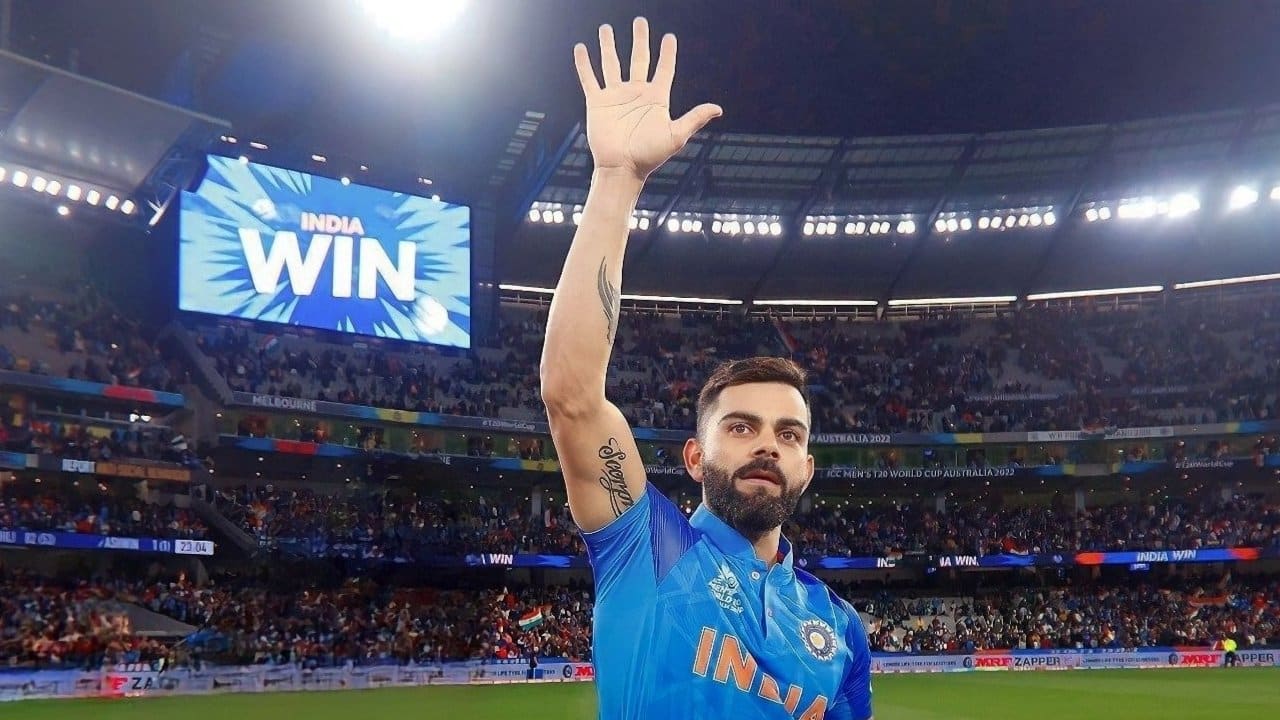 Kohli during a match