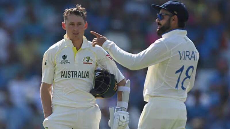 Marnus Labuschagne and Virat Kohli