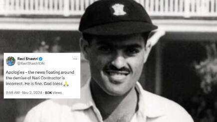 Ravi Shastri clarifies the rumors surrounding the passing of Former Indian cricketer Nari Contractor