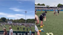 WATCH: Heartwarming Gesture by New Zealand cricketer to their fans, Allowed them to enter ground and take pictures