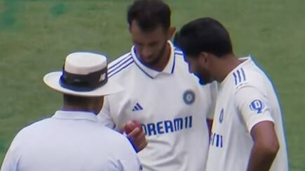 WATCH: Prasidh Krishna gets caught in ‘new ball’ drama as he loses his cool