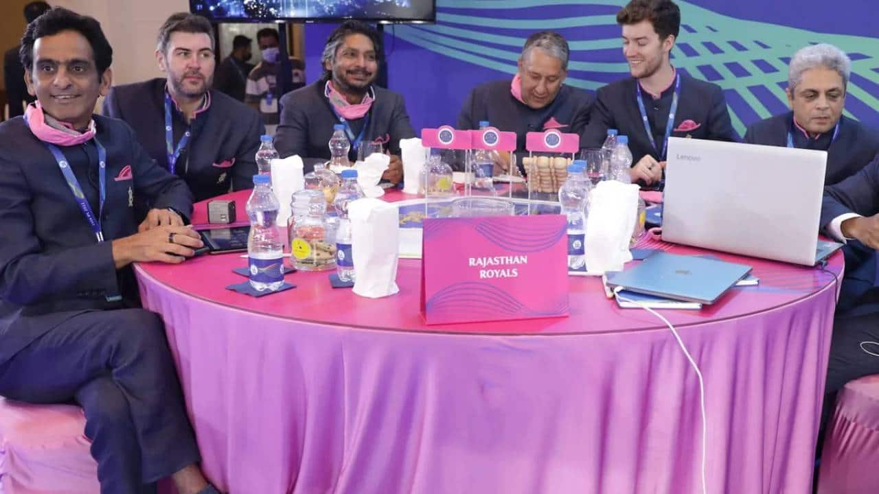 Rajasthan Royals auction table