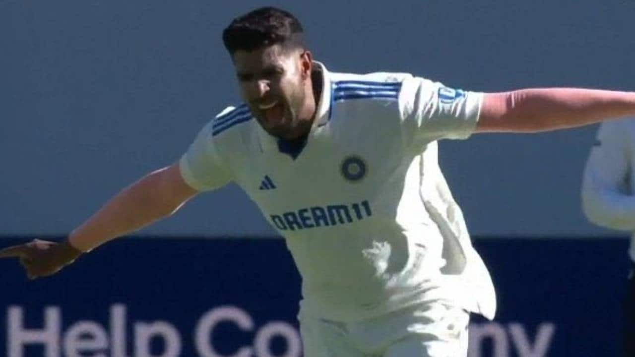 Rana taking a wicket during a Test match