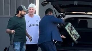 Rohit Sharma arrives in Perth ahead of the 2nd Test against Australia