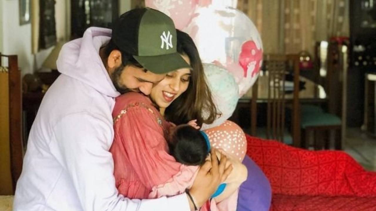 Rohit Sharma and Ritika Sajdeh