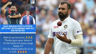 Mohammed Shami shows no Mercy and gives BRUTAL reply to Sanjay Manjrekar over IPL 2025 mega auction prediction