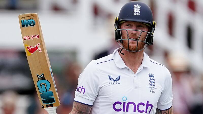 Stokes batting during a Test match Stokes batting during a Test match