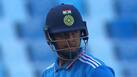 Suryavanshi batting against Pakistan