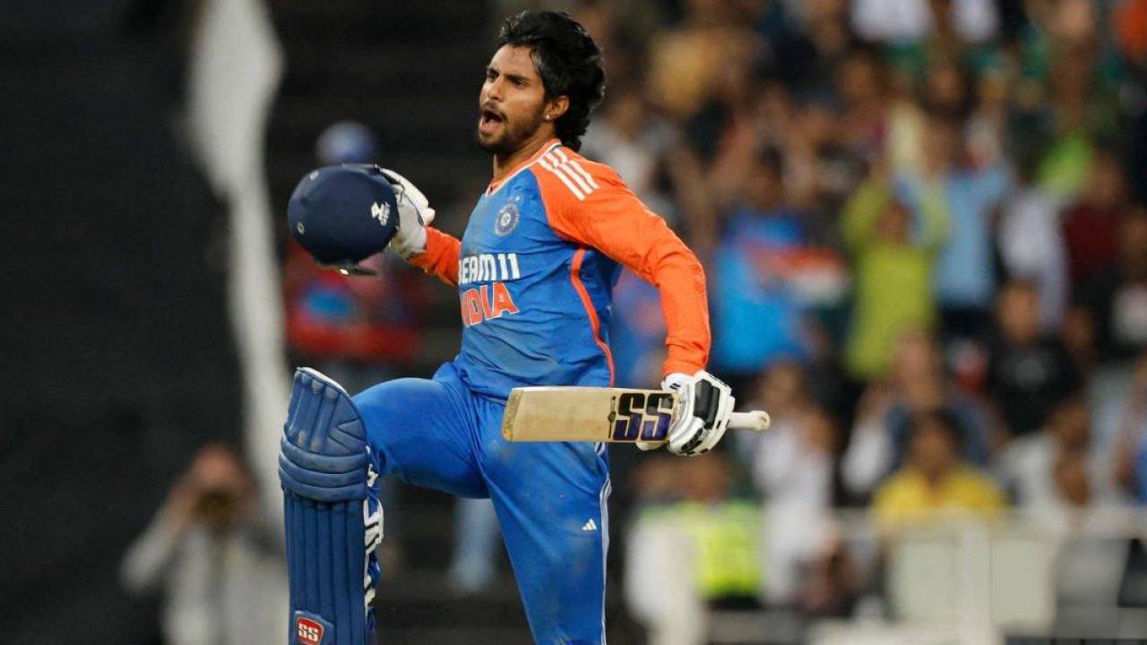 Varma scoring a T20I century