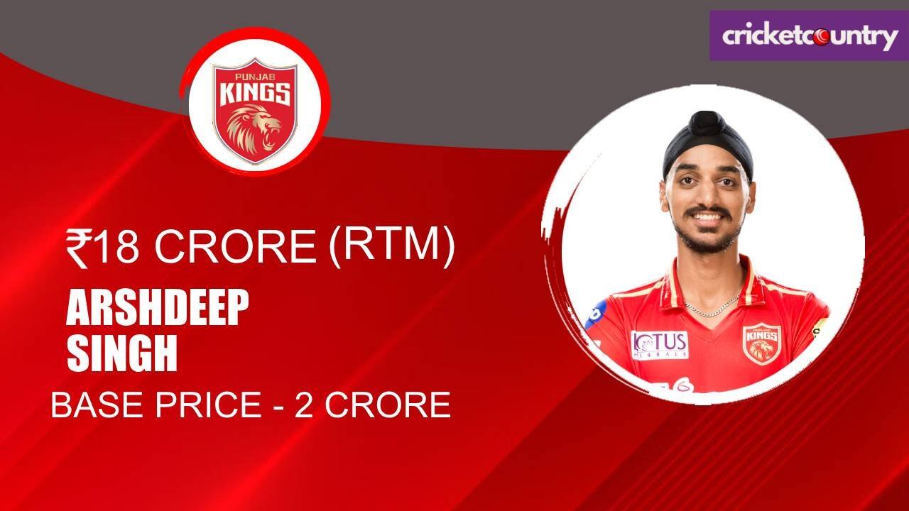 Arshdeep Singh sold to PBKS