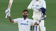 Anushka Sharma can’t stop being happy as Virat Kohli blows her a kiss after his Century in IND v AUS Test