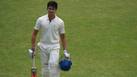 Arjun batting during a match