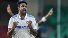 Ashwin taking a Test wicket